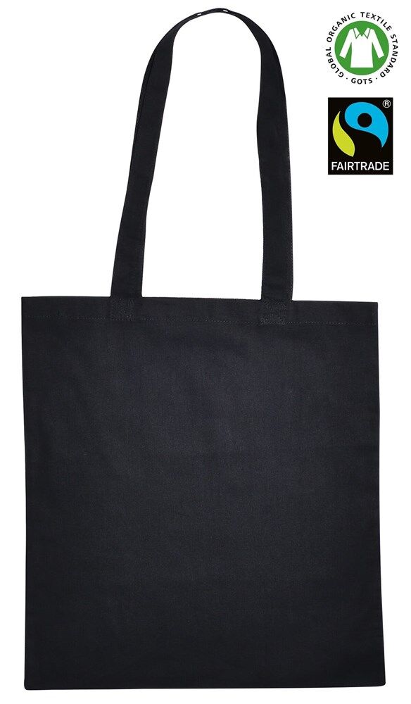 Cotton Bags with long handels - GOTS Fairtrade