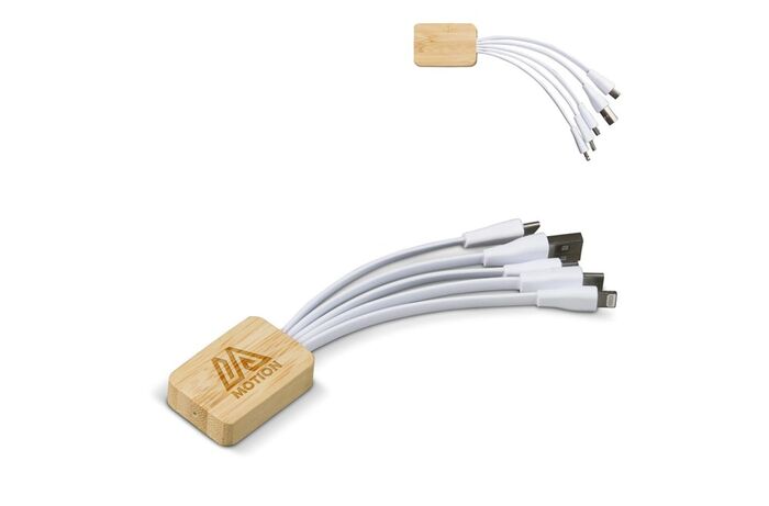 Charging cable bamboo with R-PET