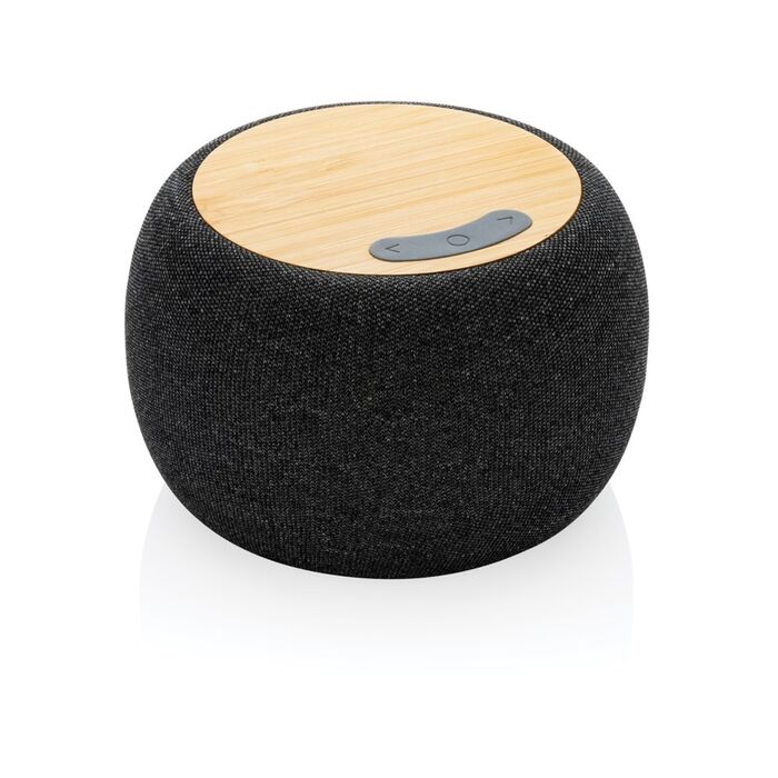 Enceinte 5W en plastique recyclé RCS et bambou