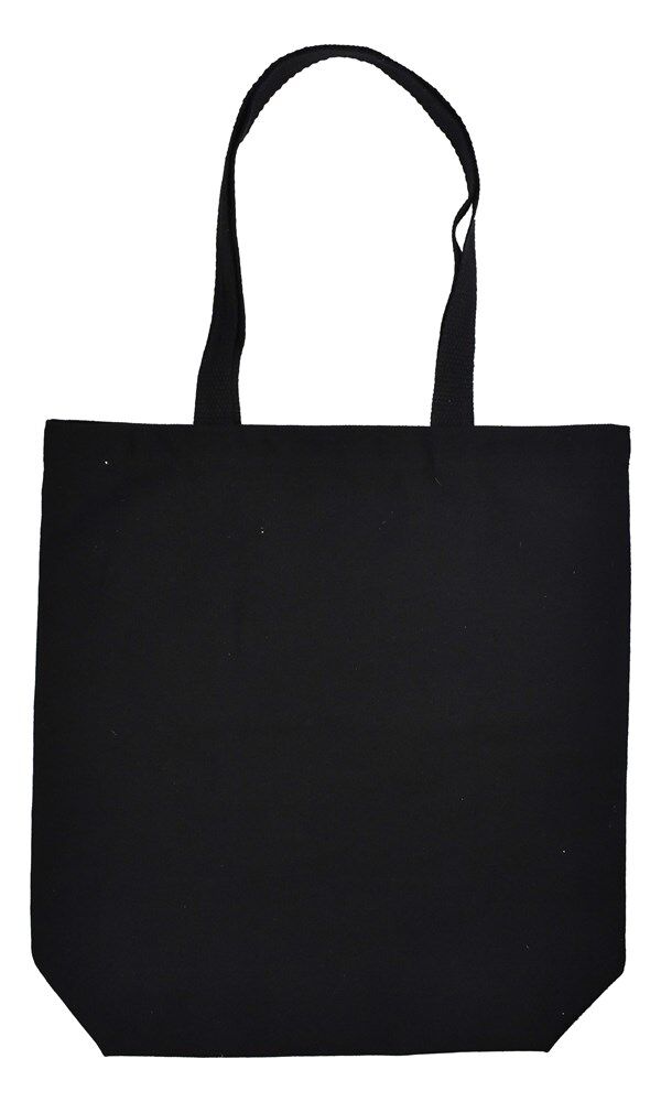 Cotton bag with handles and bottom gusset