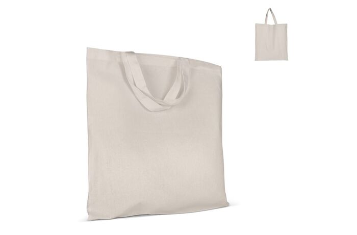 Shoulder bag cotton OEKO-TEX® 140g/m² 38x42cm short handle