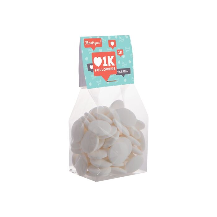 Small bag header card 150 gram sweets