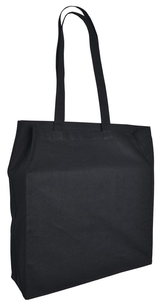 Cotton bags with long handles and gusset
