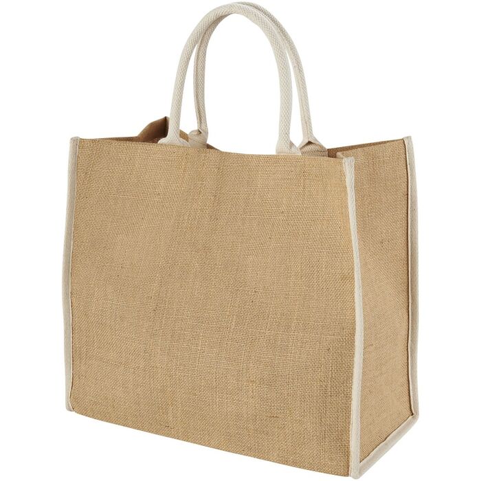 Harry jute draagtas met gekleurde accenten 25L