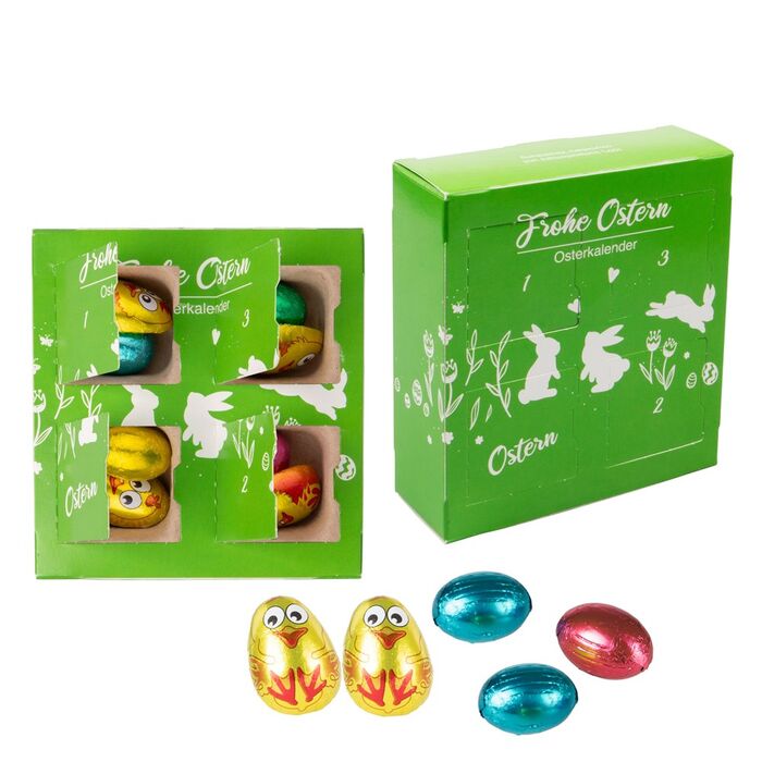 4-compartment Easter counter down calendar