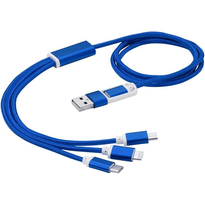 Versatile 5-in-1 charging cable