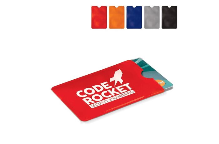 Cardholder anti-skim soft