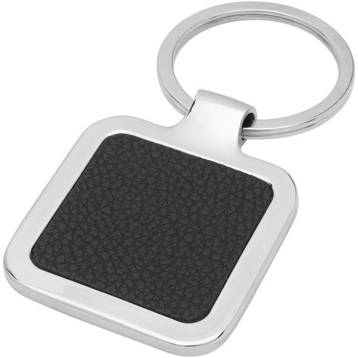 Porte-clés carré Piero en PU pour gravure laser