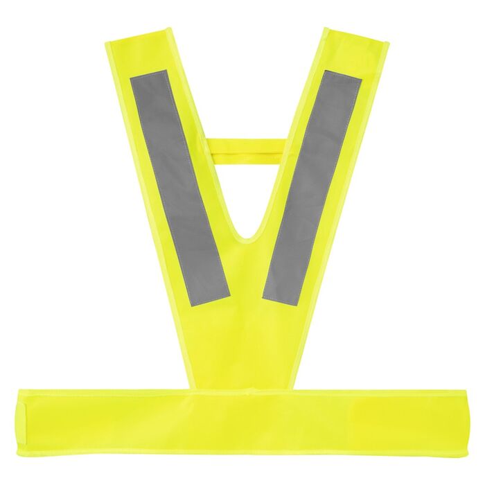 Reflective safety vest V-shape