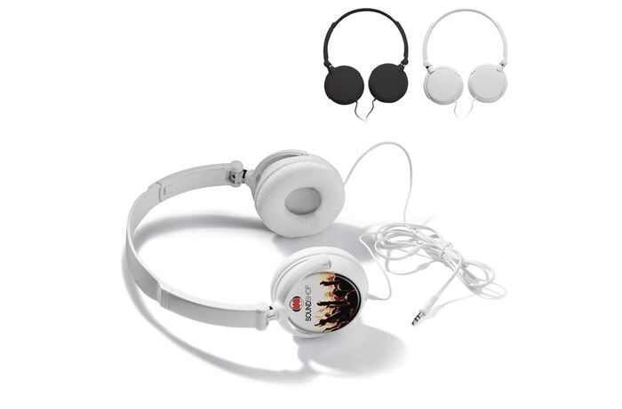 On-ear headphone rotatable
