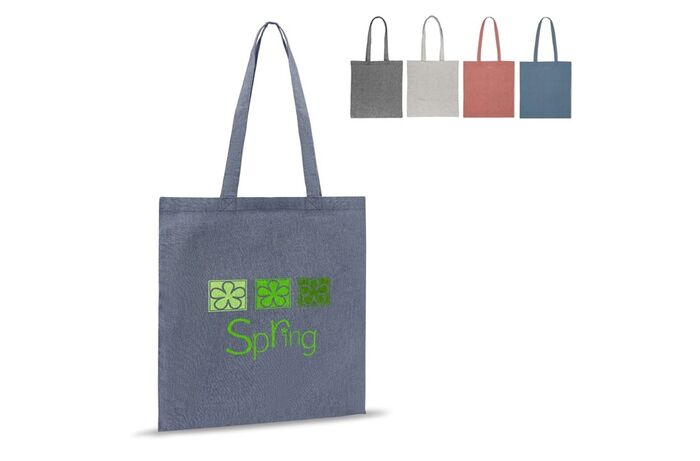 Shopping bag recycled cotton 38x42cm
