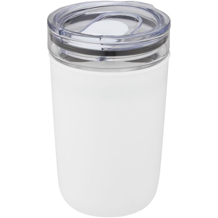 Gobelet en verre Bello de 420 ml avec paroi extérieure en plastique recyclé