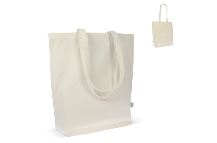 Bag GOTS natural long 270g/m² 42x12x43 cm