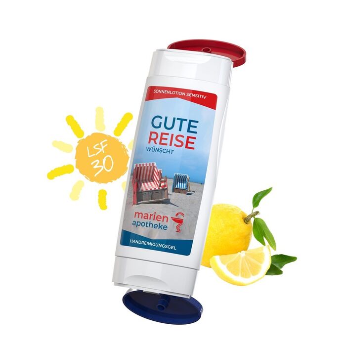 DuoPack Sun Milk "sensitive" SPF 30 + Hand Cleansing Gel (2x 50 ml), BL